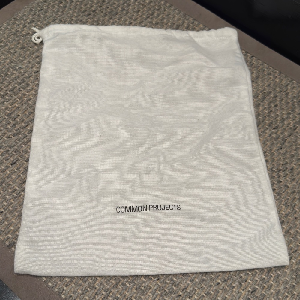 Common Projects White Dust Bag